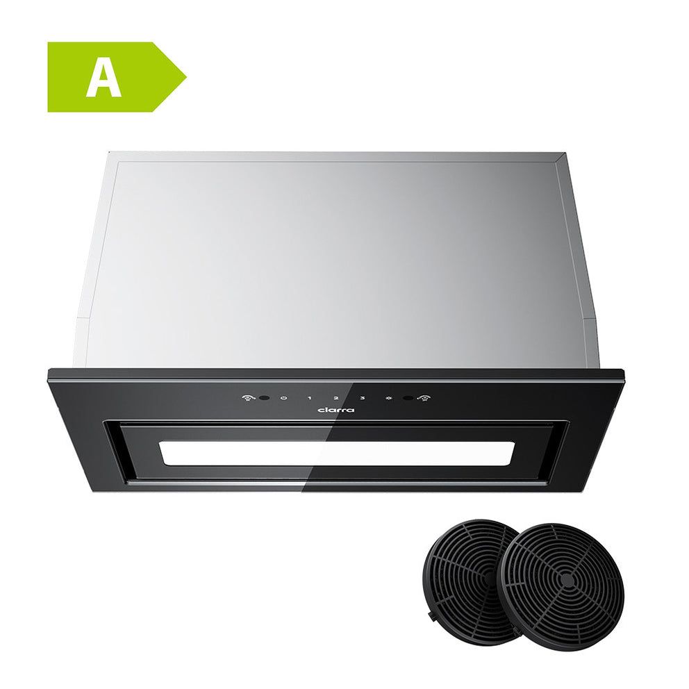 CIARRA 52cm Visor Built-in Cooker Hood, Touch & Wave Control, LED Light CBCB5931B-OW