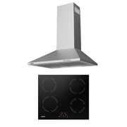 Ciarra 60cm Classic Set: Wall-Mount Hood + 4-Zone Induction Hob