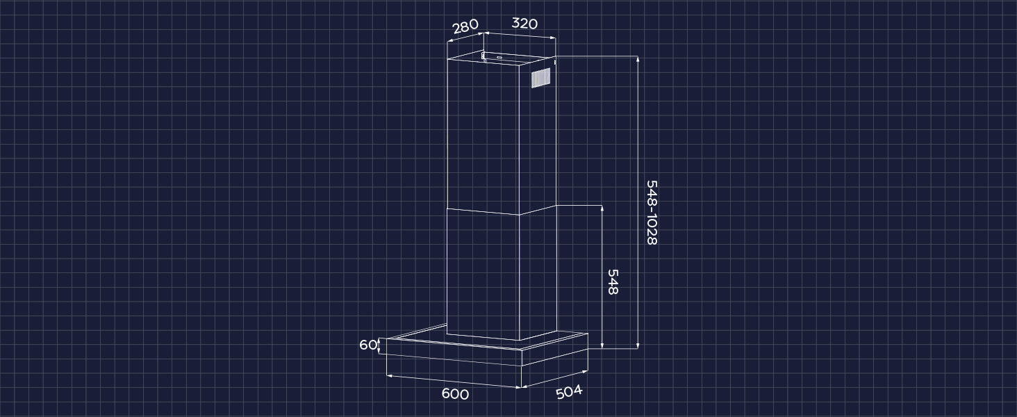 60cm Cooker Hood