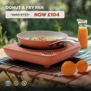 Ciarra Kitchen SparkCook Duo: Donut Induction Hob & Fry Pan