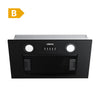 CIARRA 52cm Integrated Cooker Hood Built-in Extractor Fan for Kitchen Cupboard CBCB5913A-B