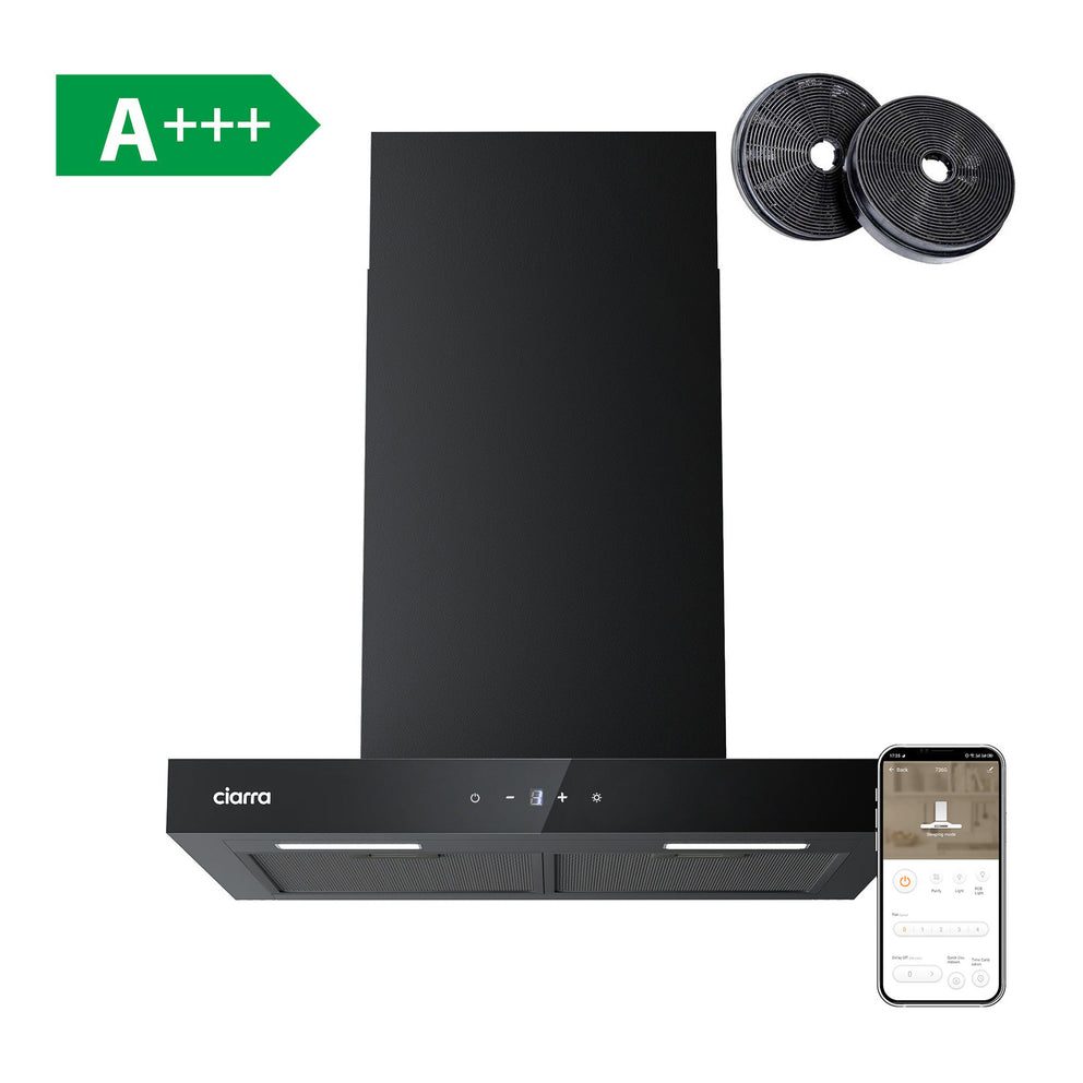 CIARRA Touch Control Chimney Cooker Hood 60cm CBCB6102-B