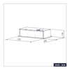 CIARRA 52cm Integrated Cooker Hood CBCS5913A-OW