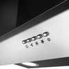 CIARRA 60cm Angled Cooker Hood LED Lights CBCB6736C-OW
