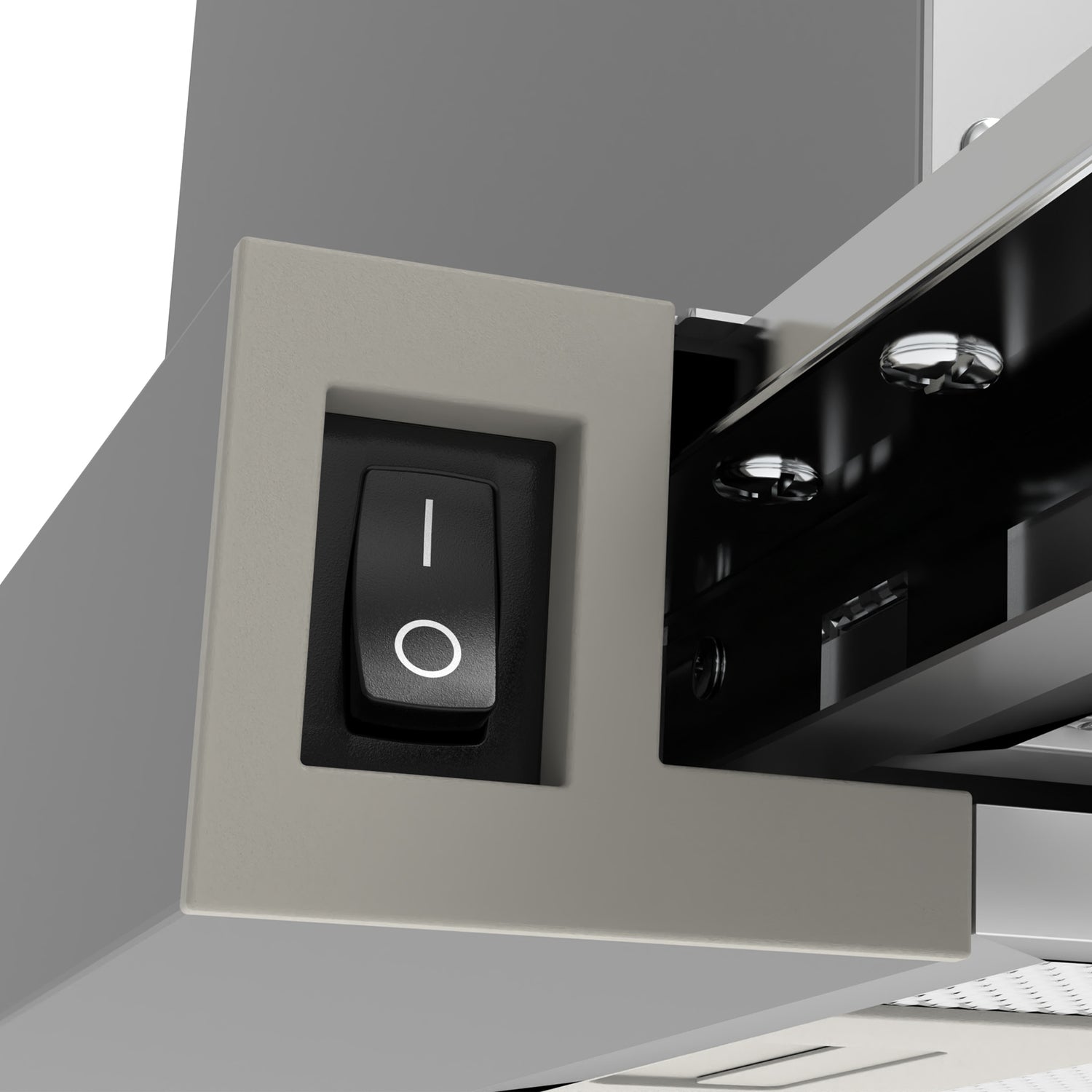 CIARRA 60cm Integrated Telescopic Cooker Hood with 2-speed Extraction CBCS6906D-OW