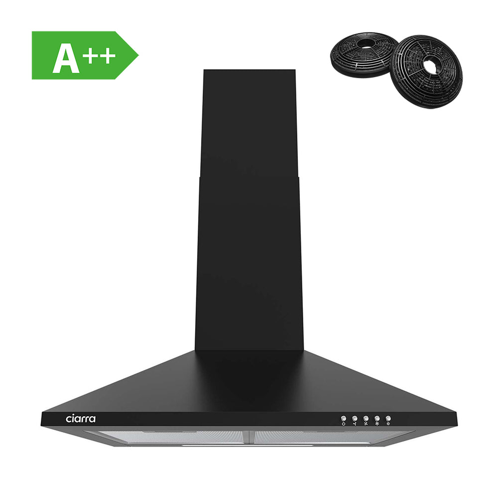 CIARRA 60cm Pyramid Wall Mounted Cooker Hood CBCB6201-OW