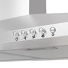 CIARRA 90cm Pyramid Wall Mounted Cooker Hood CBCS9201-OW