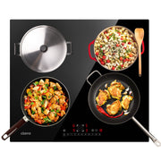 CIARRA Built-in Induction Hob with 4 Zones with Boost CBBIH4B-OW