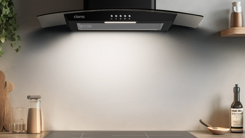Energy-Efficient 60cm Black Cooker Hoods