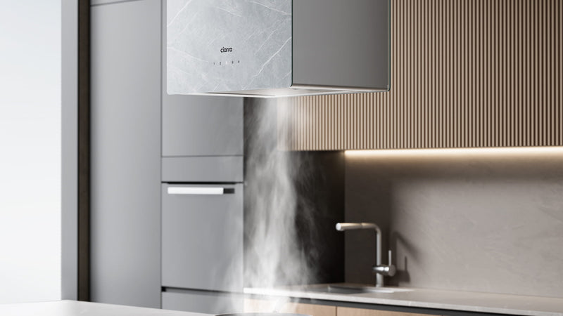 Glass Island Cooker Hood