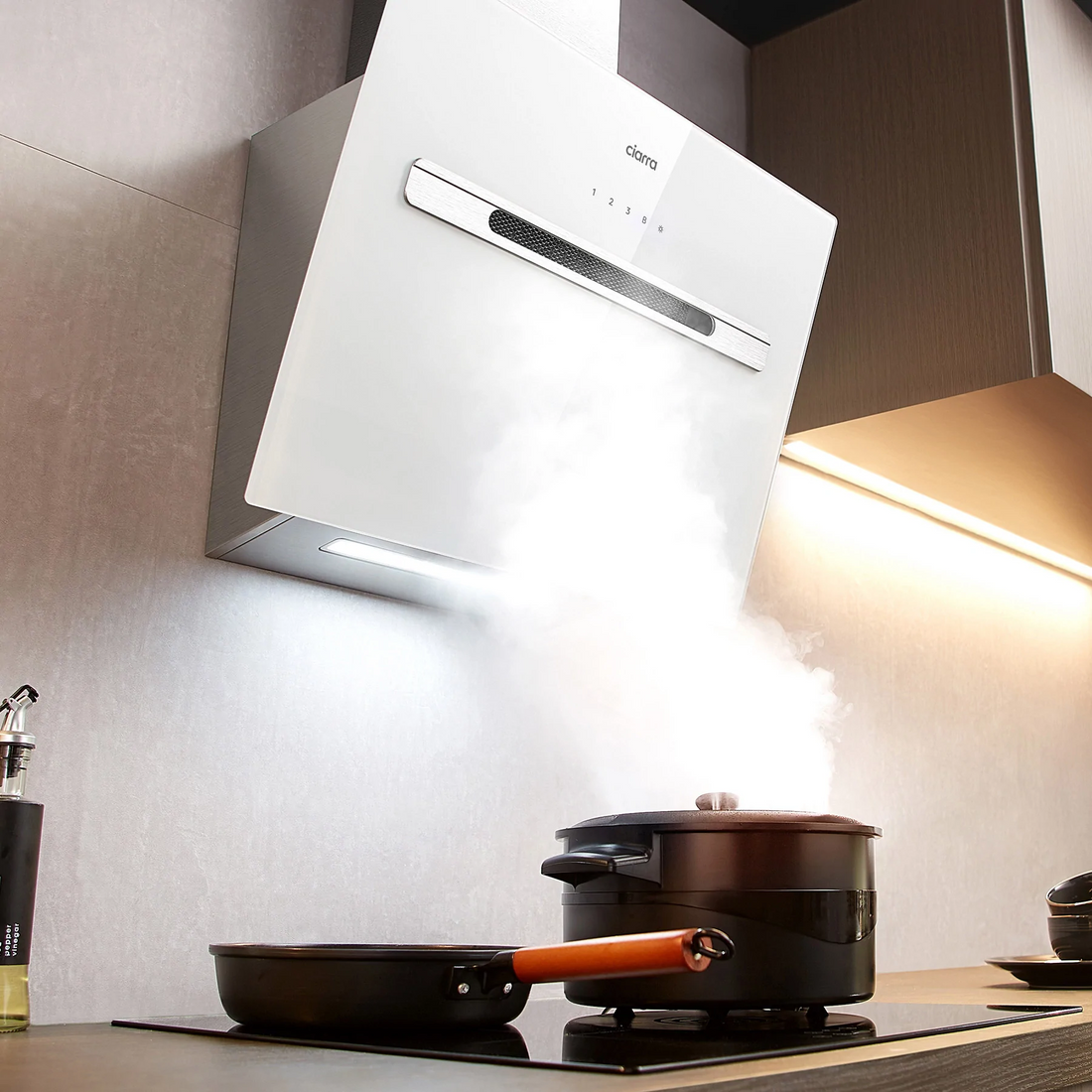 Top 2 Chimney Angled Cooker Hoods