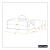 CIARRA CBCB5937A 52cm black integrated cooker hood dimensions