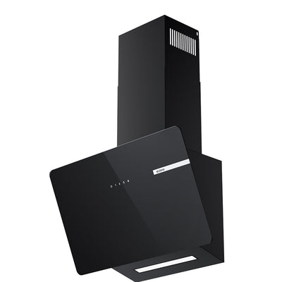 CIARRA 60cm Black Angled Cooker Hood Touch Control CBCB6765B-OW