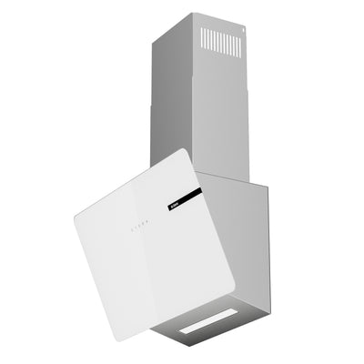 CIARRA 60cm White Angled Cooker Hood Touch Control CBCS6765B-OW