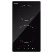 CIARRA 29cm Built-in Induction Hob 2 Zone 2900W Electric Cooktop with UK Plug & Child Lock CBBIH292T-OW