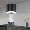 Bluetooth controls Ciarra Smart fashion Island Cooker Hoods/Range hoods function extractor built-in range hood with LED lighting is mounted almost invisibly in a wall cabinet.