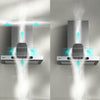 CIARRA 60cm T-shape Wall Cooker Hood with Gesture Control CBCW6102-W