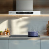 CIARRA 60cm T-shape Wall Cooker Hood with Gesture Control CBCW6102-W
