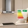 CIARRA 60cm T-shape Wall Cooker Hood with Gesture Control CBCW6102-W