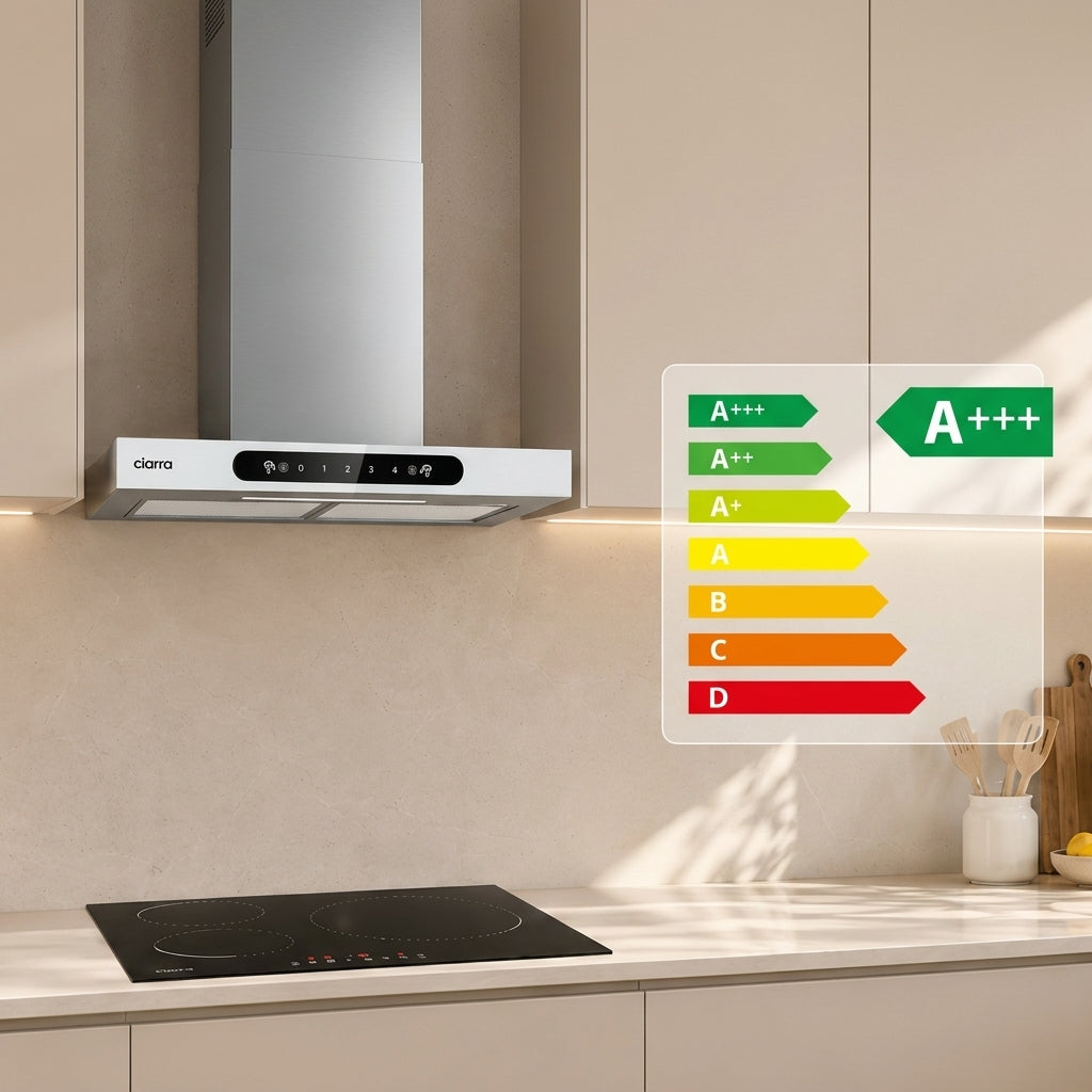 CIARRA 60cm T-shape Wall Cooker Hood with Gesture Control CBCW6102-W
