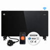CIARRA 2000W Wifi Aluminium Radiators Convector Heater Black CBHX20-B