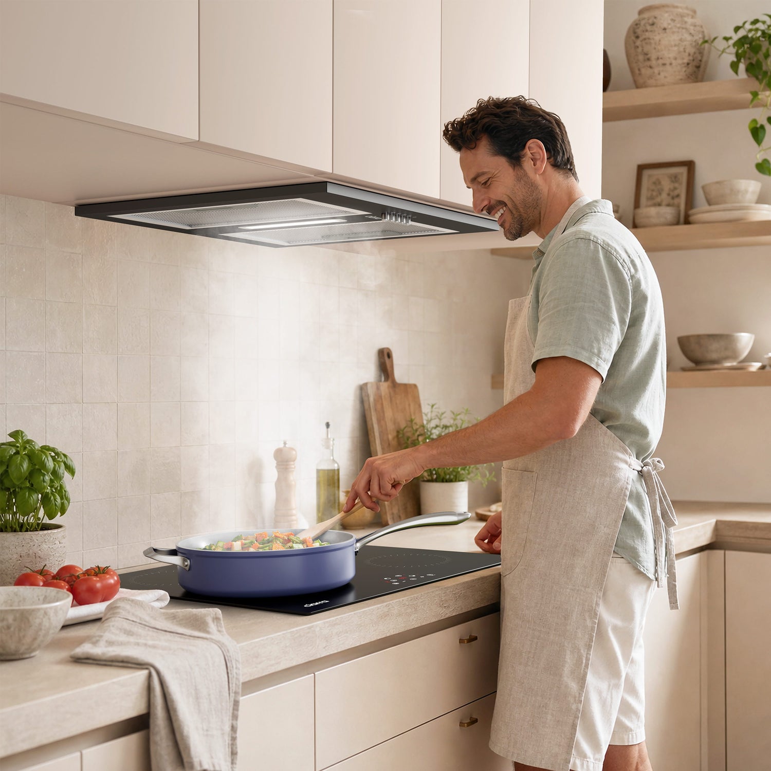 CIARRA CBCB5937A 52cm integrated cooker hood feature detail