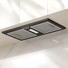 CIARRA CBCB5937A-OW concealed cooker hood with cabinet door closed