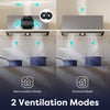 CIARRA CBCB5937A cooker hood for ducted or recirculating installation