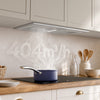 CBCS5937A-OW CIARRA cooker hood 404m³ high airflow smoke capture demo