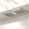 Concealed fitted CIARRA CBCS5937A-OW cooker hood with cabinet shut