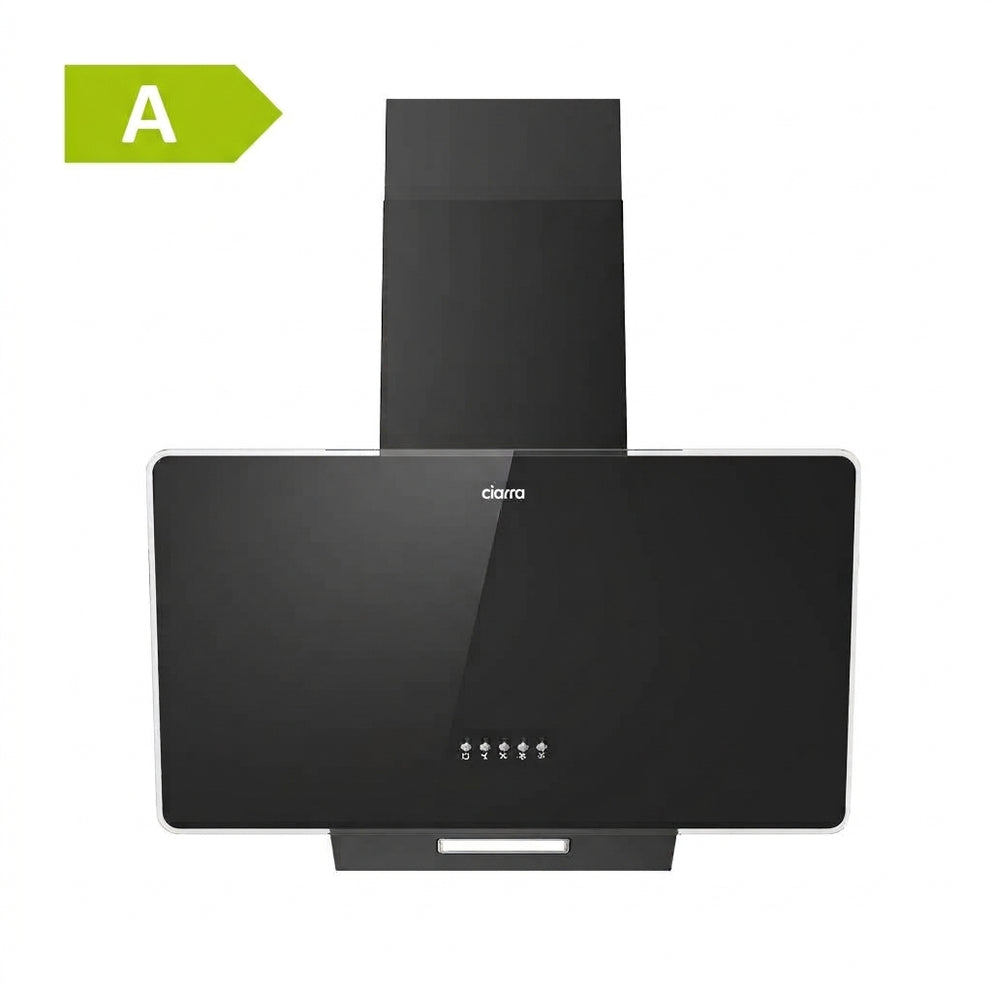 CIARRA Black 60cm Angled Chimney Cooker Hood CAB6750