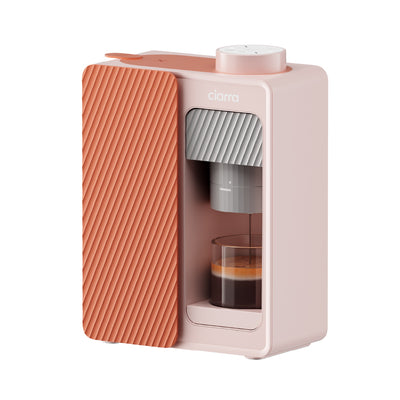 Ciarra BloomBox Brewing Coffee Machines Mini Espresso Machine 15Bar Pump, Eco-Friendly Capsule-Free, Dust-Proof Spout, Brew Anywhere