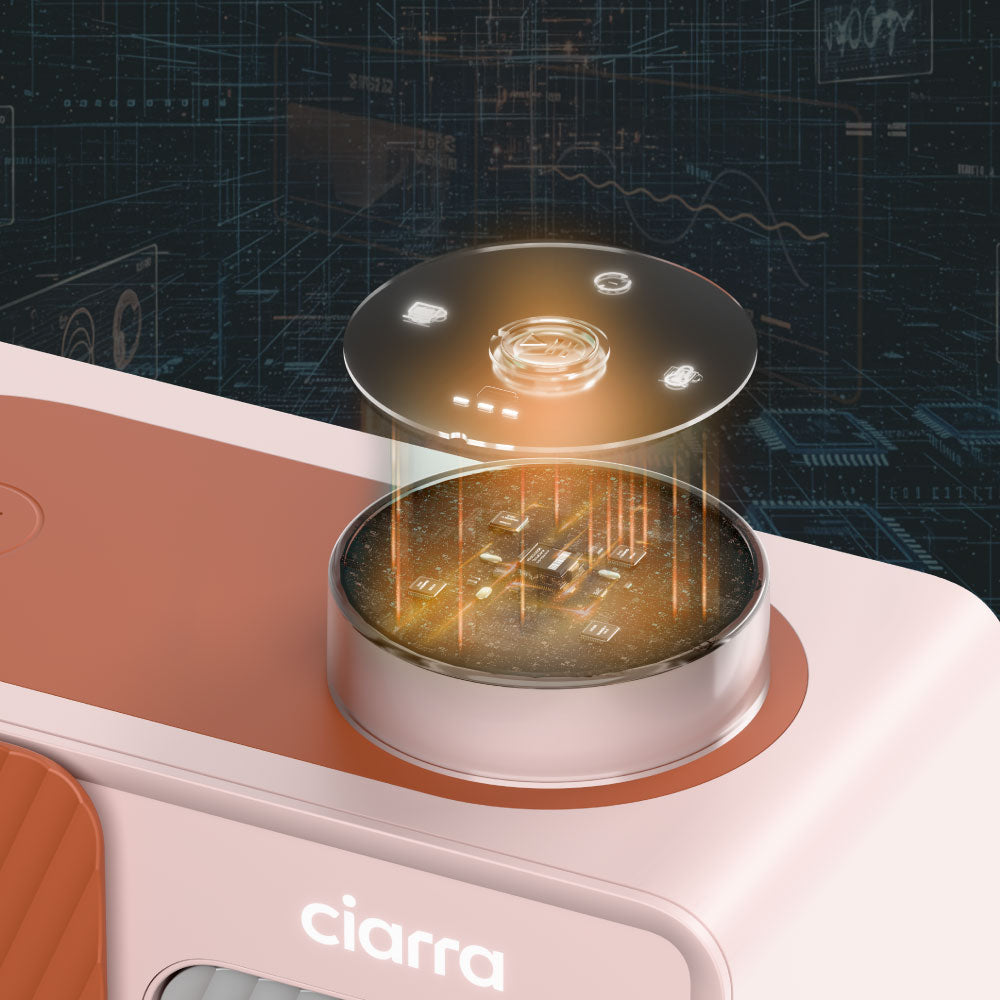 Ciarra BloomBox Brewing Coffee Machines Mini Espresso Machine 15Bar Pump, Eco-Friendly Capsule-Free, Dust-Proof Spout, Brew Anywhere