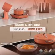 Ciarra Kitchen VersaCook Trio : Donut Induction Hob & Cookware Mini Duo