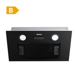 CIARRA 52cm Integrated Cooker Hood Built-in Extractor Fan for Kitchen Cupboard CBCB5913A-B