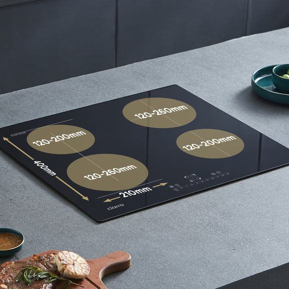 4 Zones Builtin Induction Hob with Boost and FlexZone CBBIH4BFOW